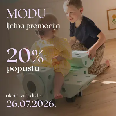 do 20% popusta na brand MODU